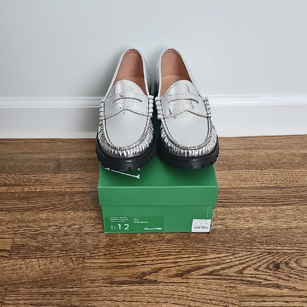 J. Crew Winona Lug-Sole Penny Loafers